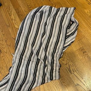 Striped infinity scarf